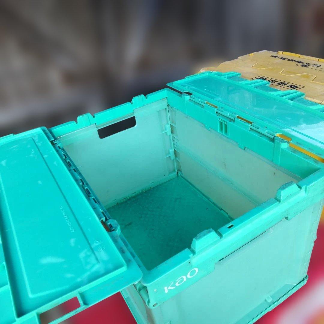 SANYO 花王 INAX 5個セット 通箱 折り畳みコンテナ