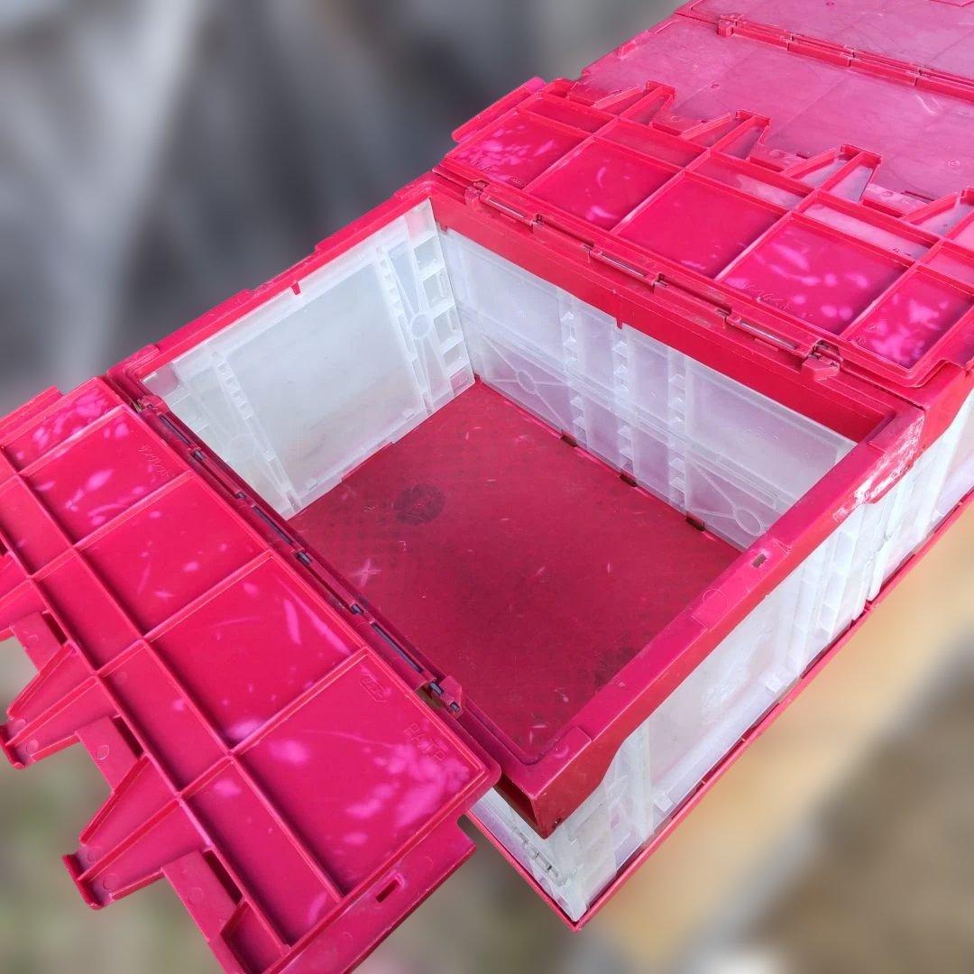 SANYO 花王 INAX 5個セット 通箱 折り畳みコンテナ