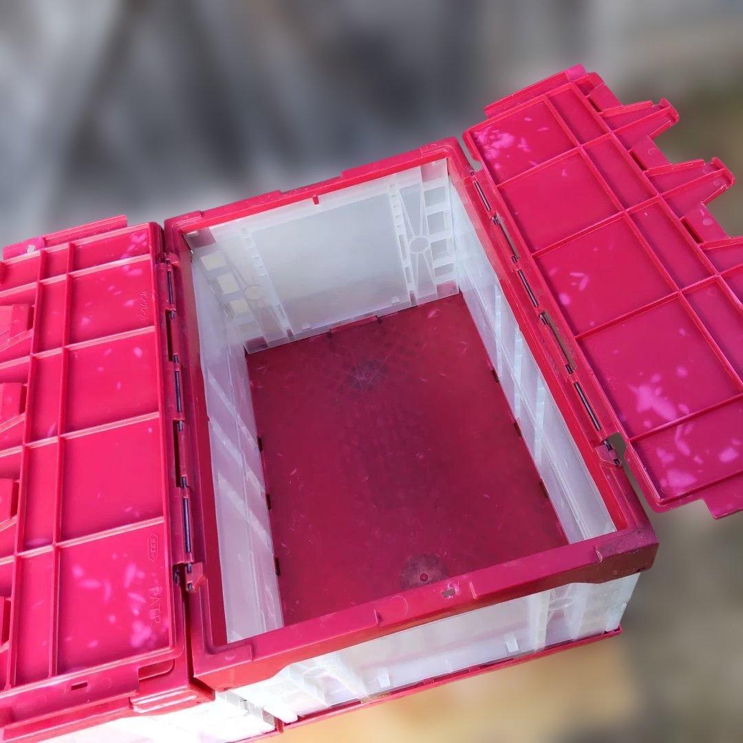 SANYO 花王 INAX 5個セット 通箱 折り畳みコンテナ