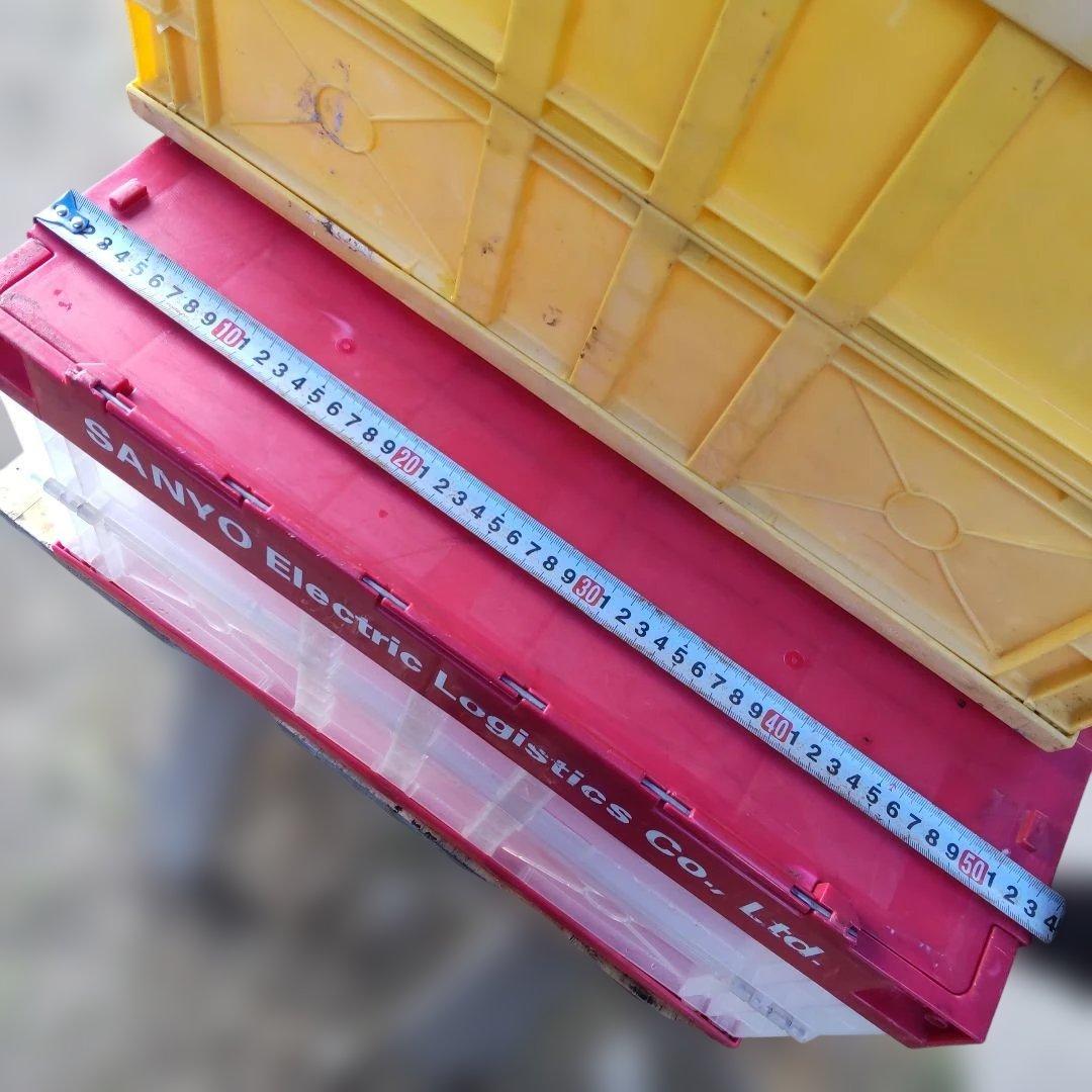 SANYO 花王 INAX 5個セット 通箱 折り畳みコンテナ