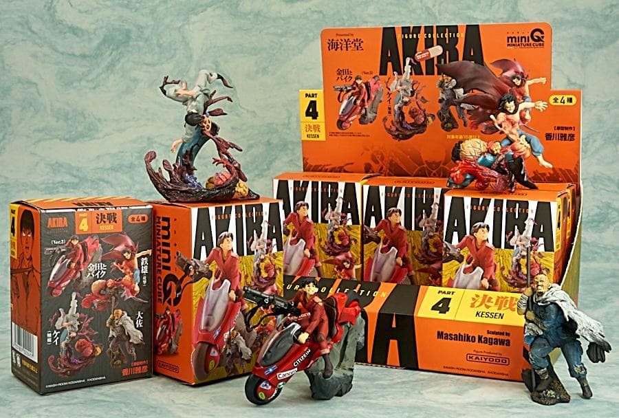 【新品】AKIRA PART4 決戦 海洋堂 BOX 全4種 塗装済みフィギュア