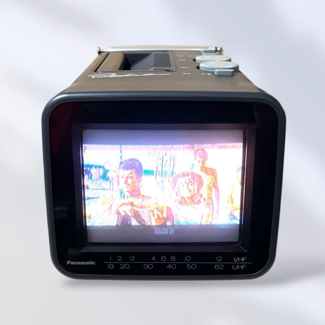 ★希少 piedra パナソニック 90年代 スペースエイジ ポータブルテレビ