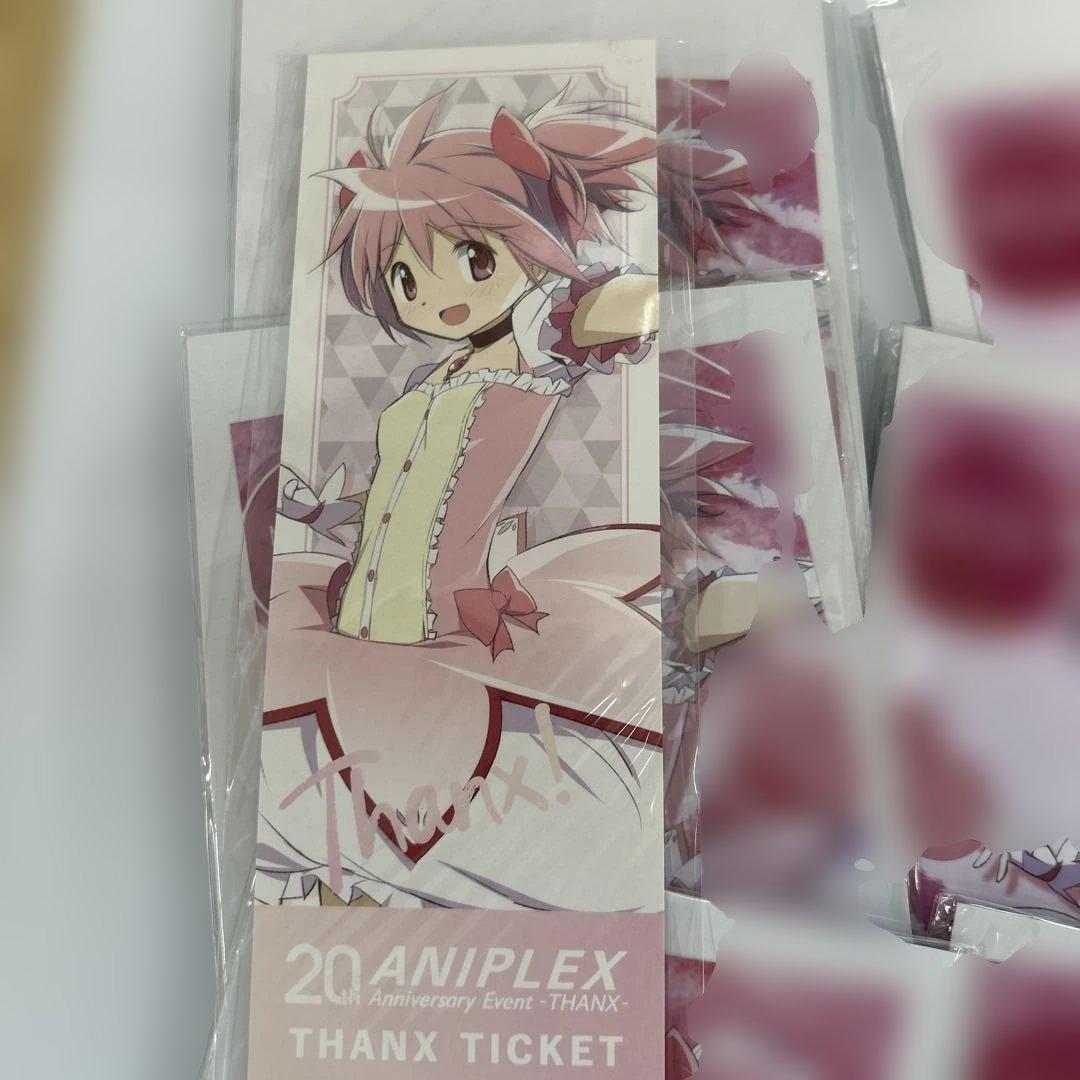 ANIPLEX 20thまどか☆マギカ 鹿目まどか アクスタ5点缶バッジ10点