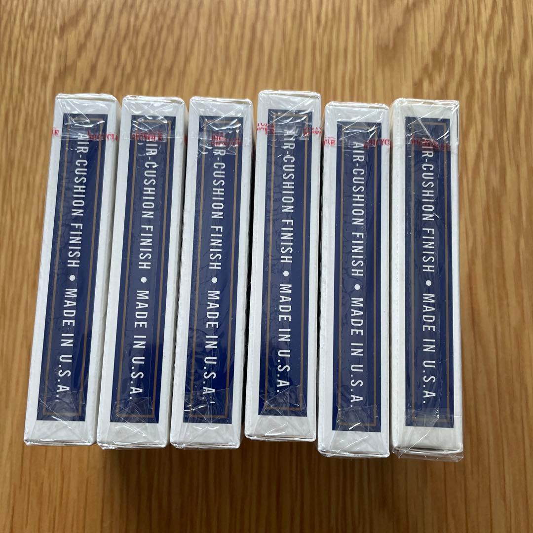 バイスクルトランプ　青バック　オハイヨ6個