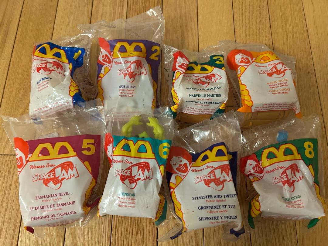 マクドナルド　ミールトイ　スペースジャム　新品　コンプリート