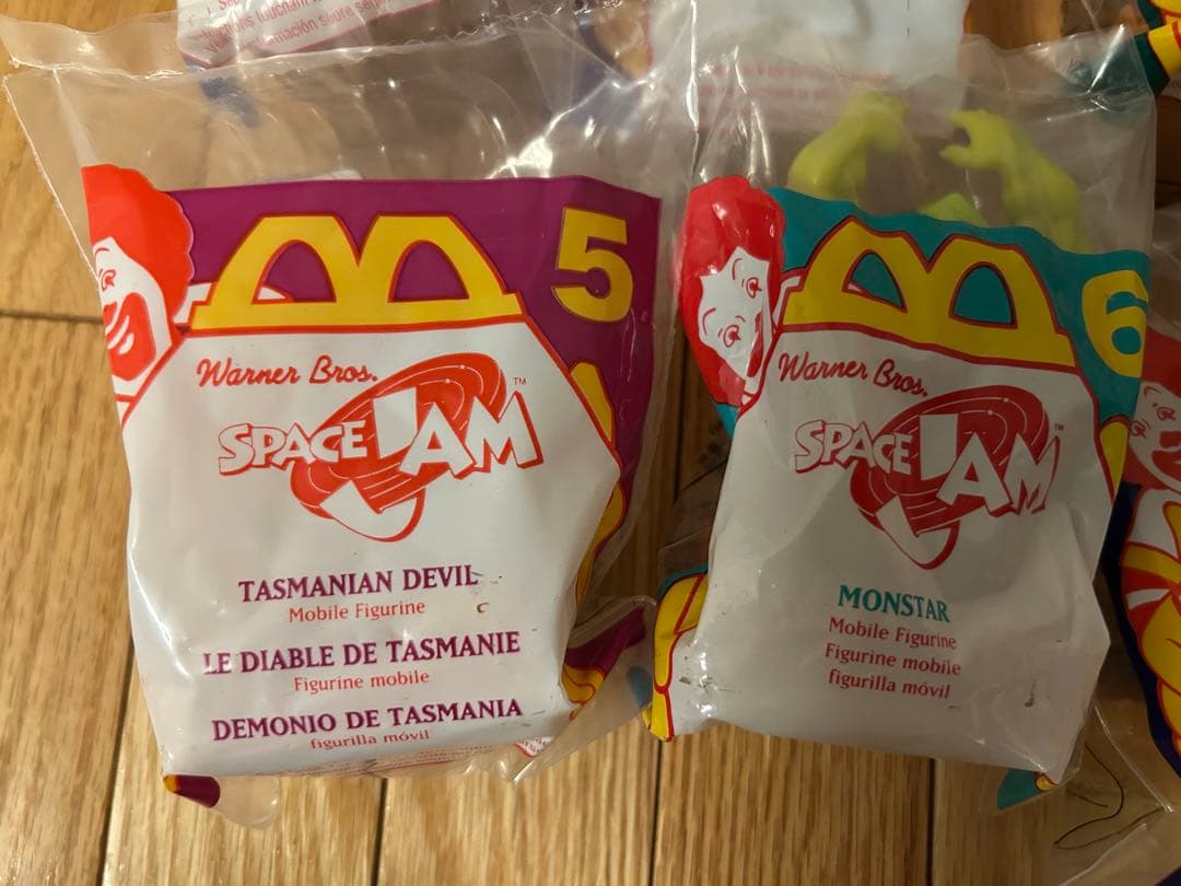 マクドナルド　ミールトイ　スペースジャム　新品　コンプリート