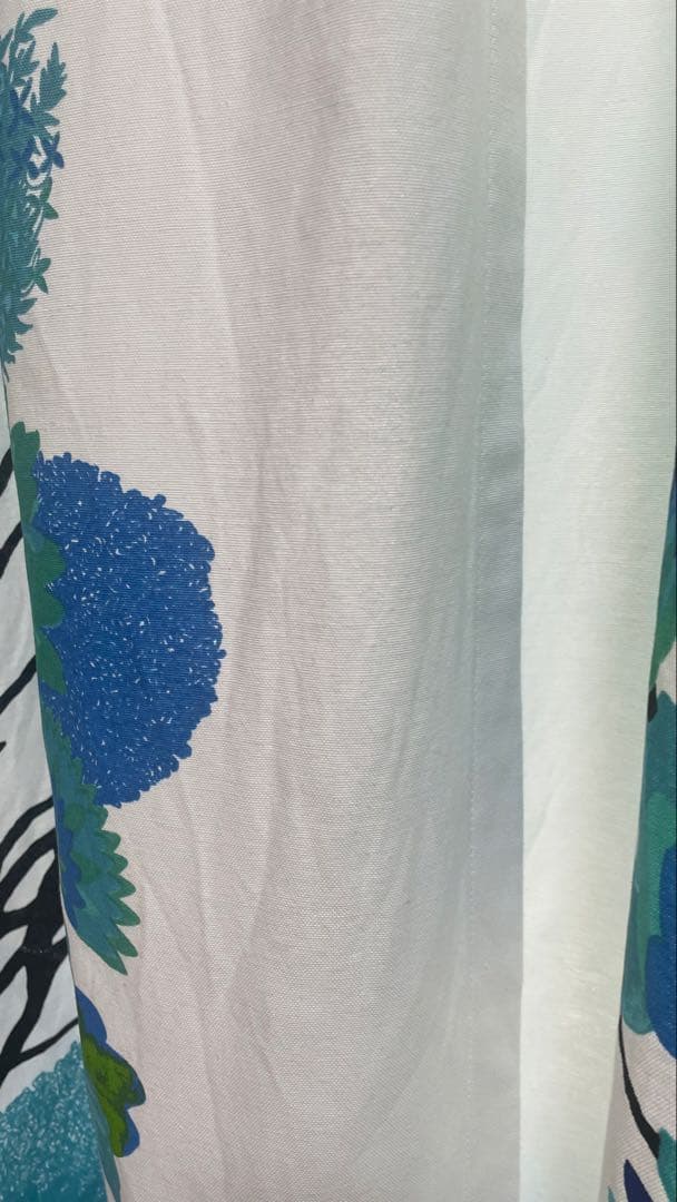 びっくりカーテン　北欧カーテン バップクッカ ウォッシャブル　VALLILA