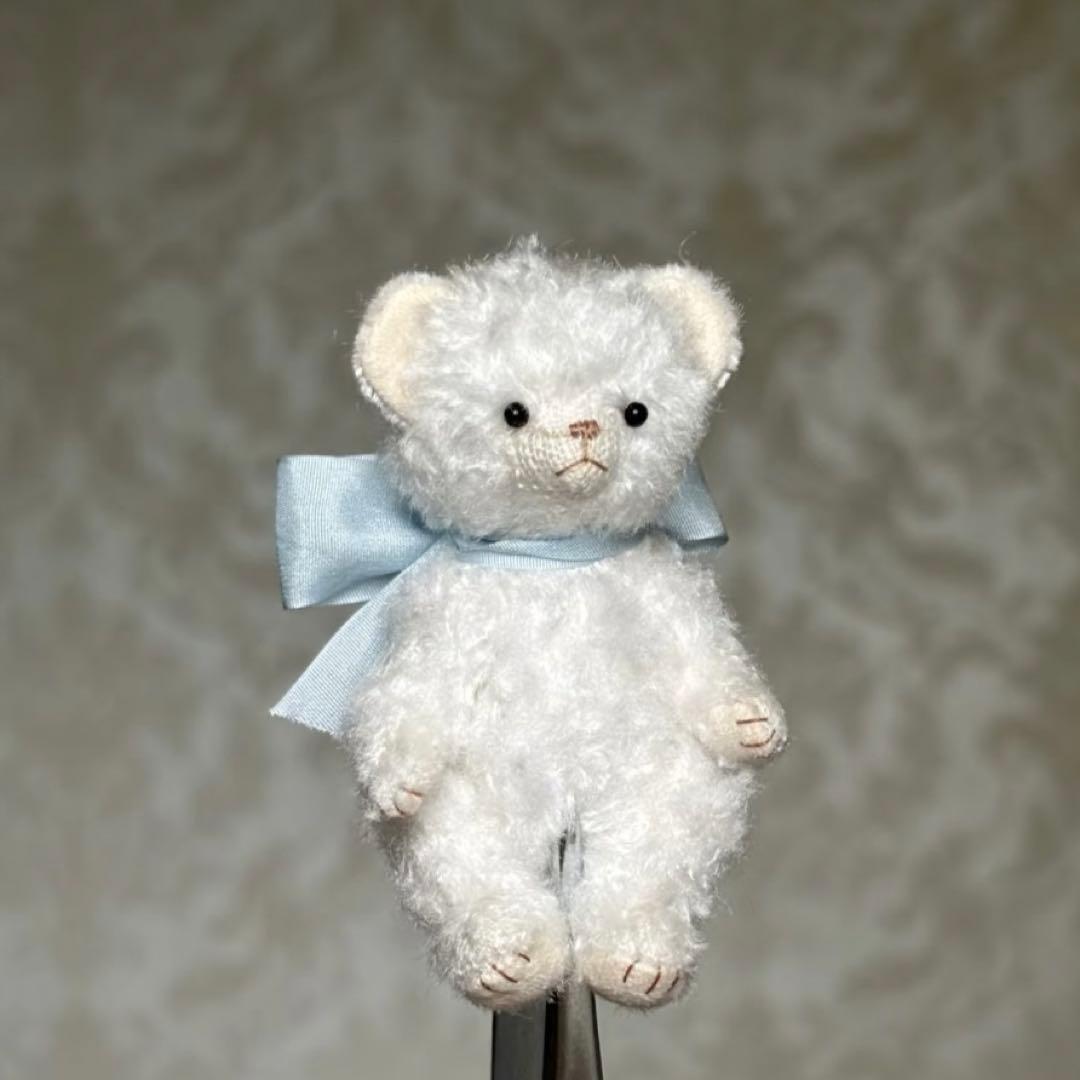 ベイビーホワイトベア アーティストベア 海外作家様 テディベア ミニチュア