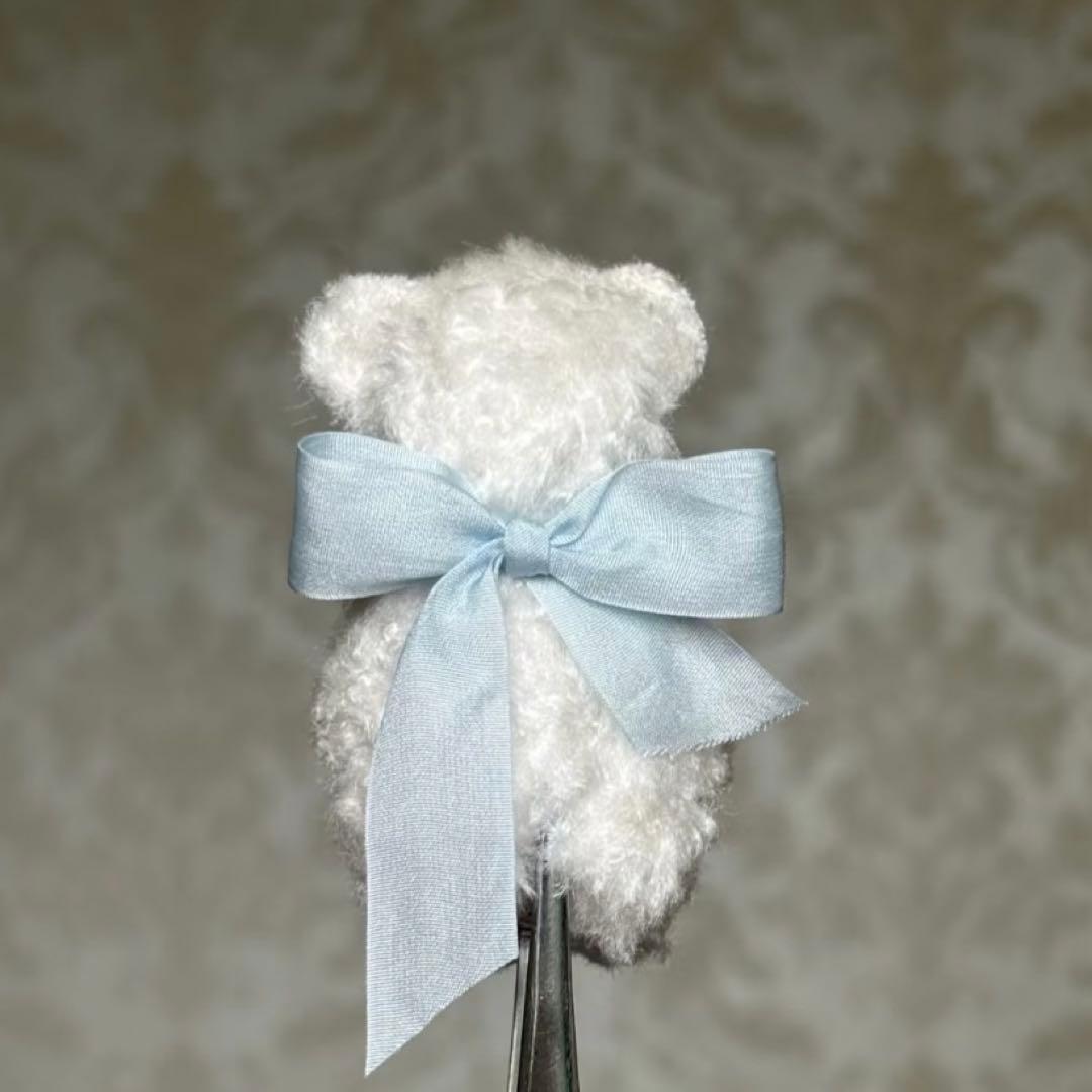 ベイビーホワイトベア アーティストベア 海外作家様 テディベア ミニチュア