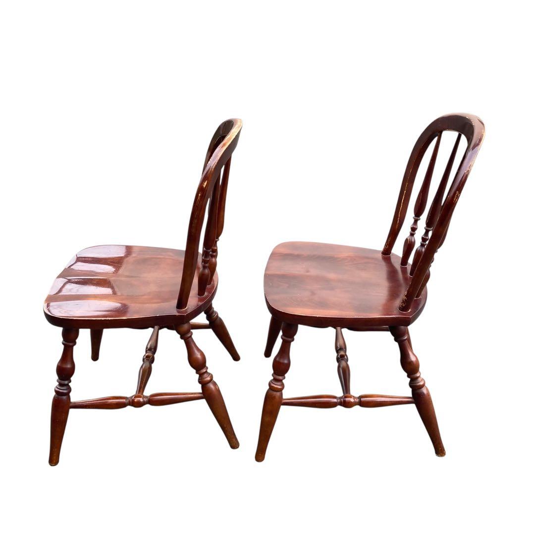 柏木工　ビンテージ　チェアー　2脚セット　送料無料