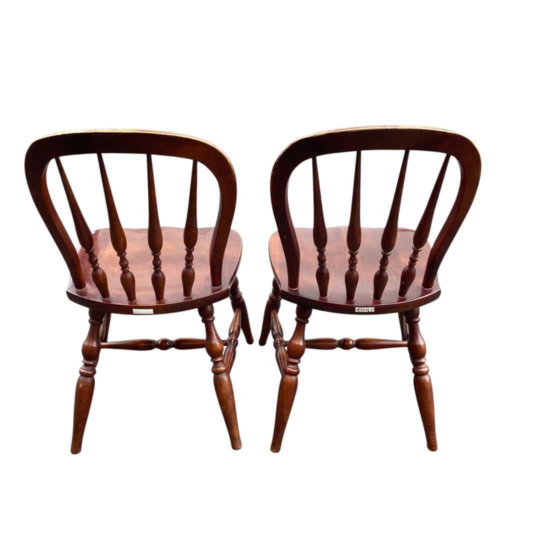 柏木工　ビンテージ　チェアー　2脚セット　送料無料