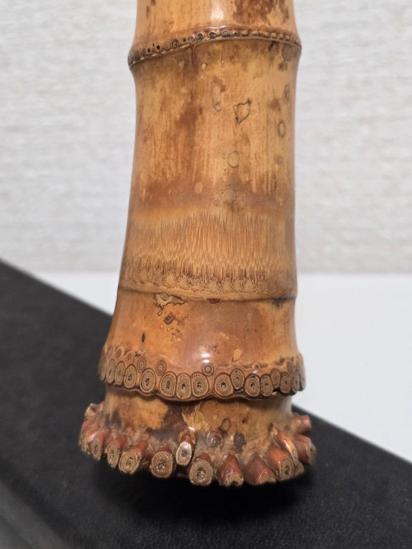 【古物】都山流 尺八 銘：如山 一本物 一尺八寸（約54cm）