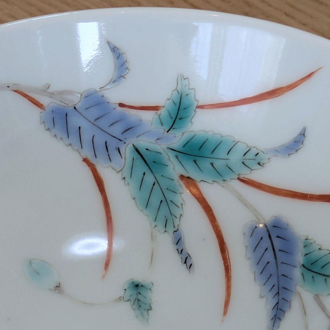 江戸期　古伊万里　色絵柿右衛門　花文　茶碗　小鉢