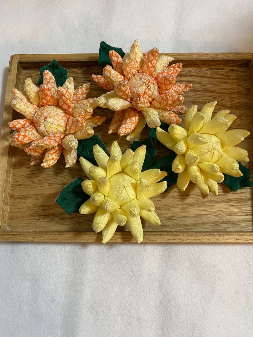 専用ページですちりめん細工「出目金」2匹セット