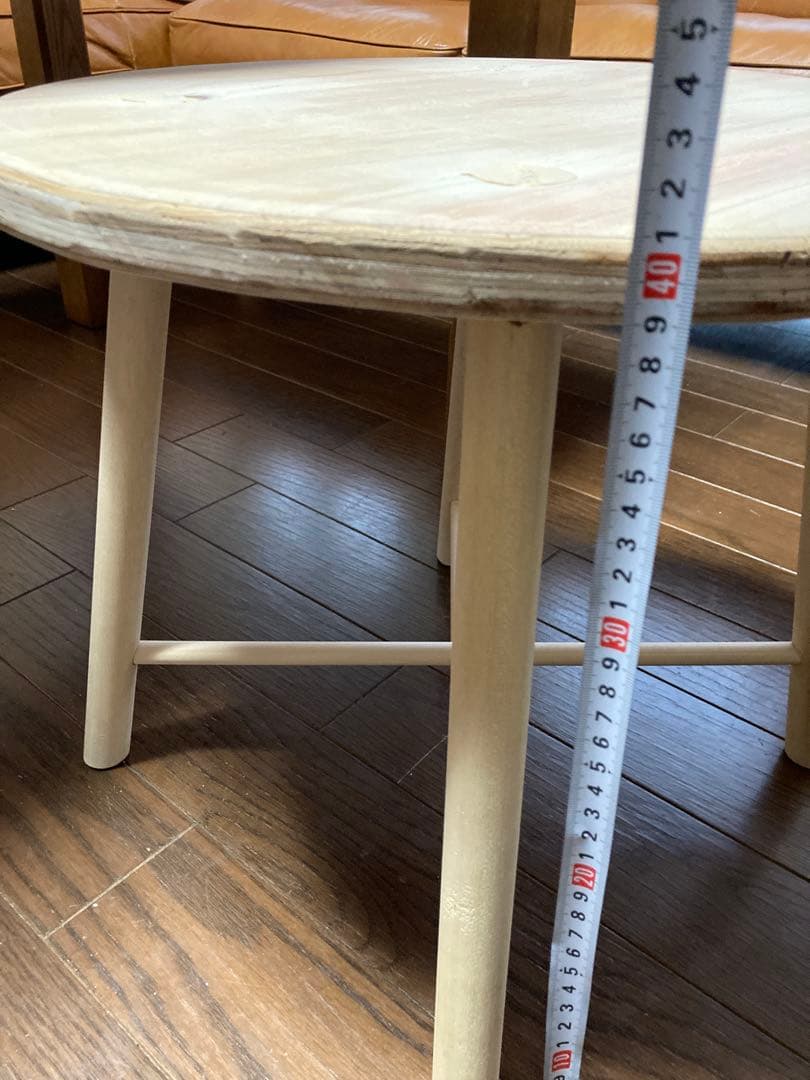 送料込○べべラパン&ルナ　優しい木製チェア2脚