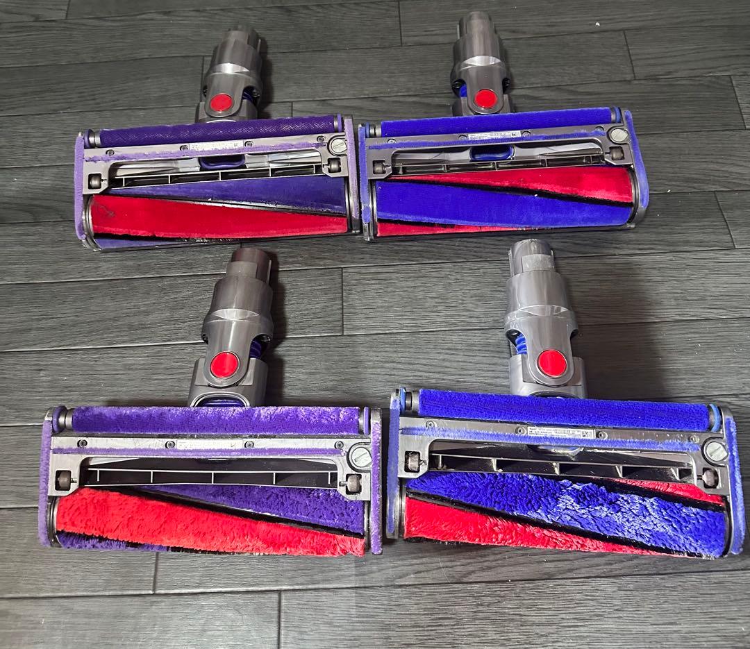 4個 ダイソン モーターヘッド ミックス（すべて洗浄済み、動作確認済み）