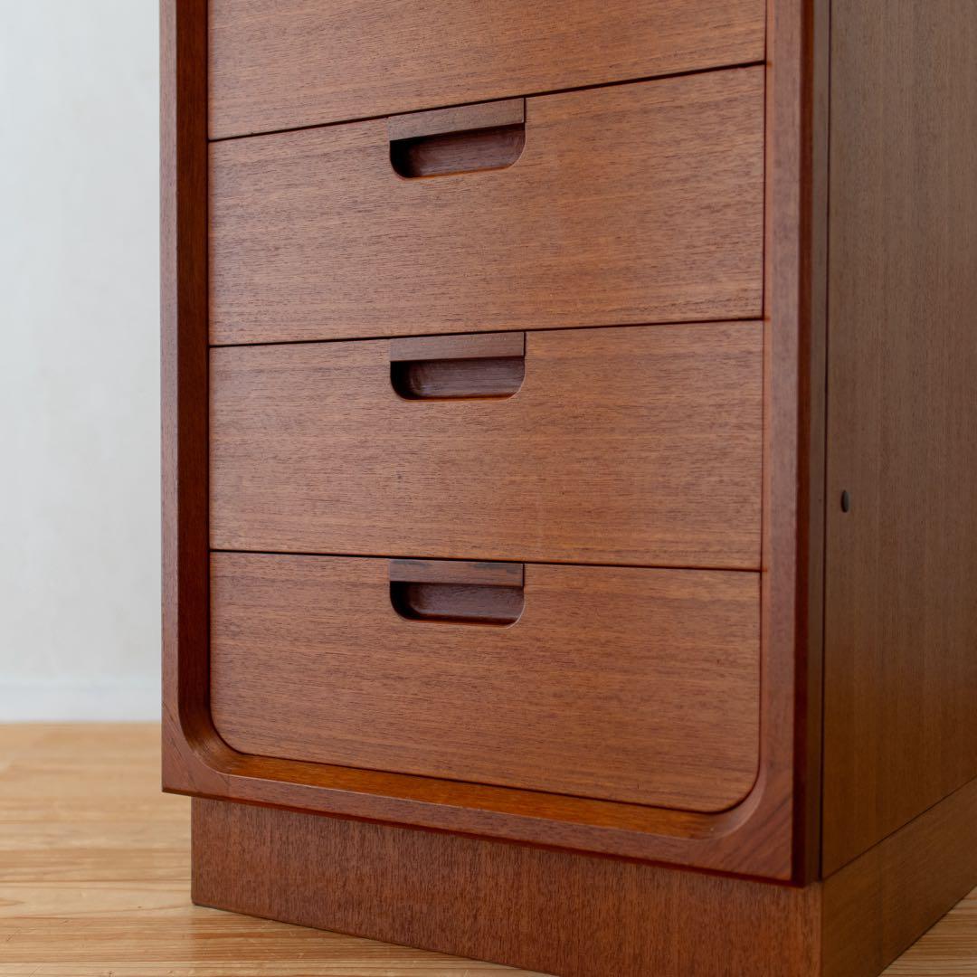 日田工芸 チーク材 5段チェスト 引出し収納 ヴィンテージ