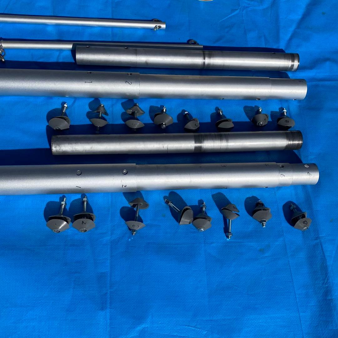 のぼり旗用ポール　幟旗用ポール　節句のぼり用ポール　2本セット