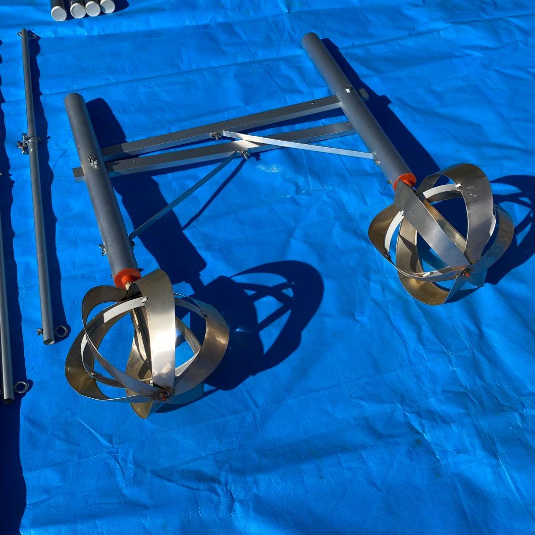 のぼり旗用ポール　幟旗用ポール　節句のぼり用ポール　2本セット