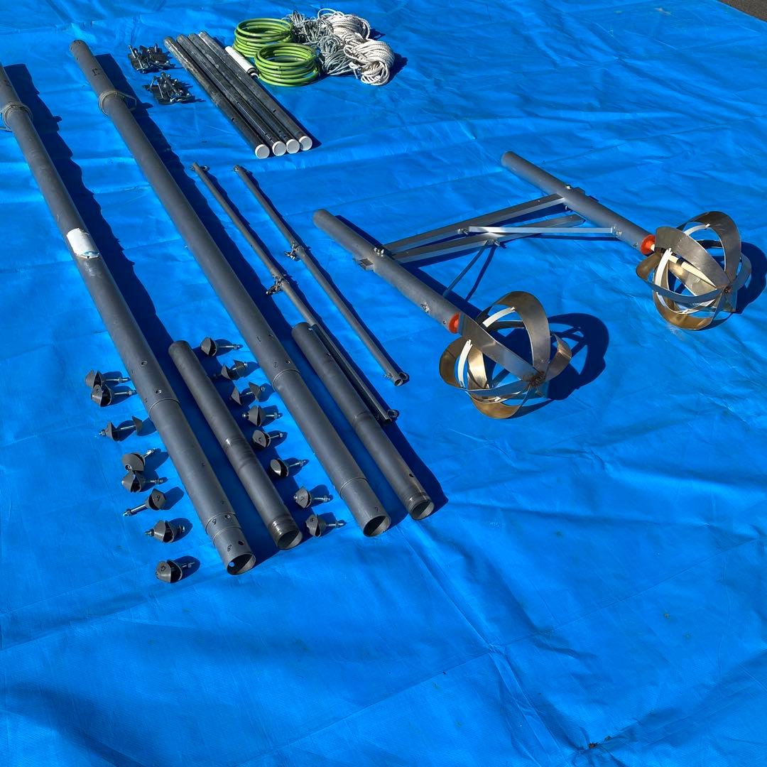 のぼり旗用ポール　幟旗用ポール　節句のぼり用ポール　2本セット