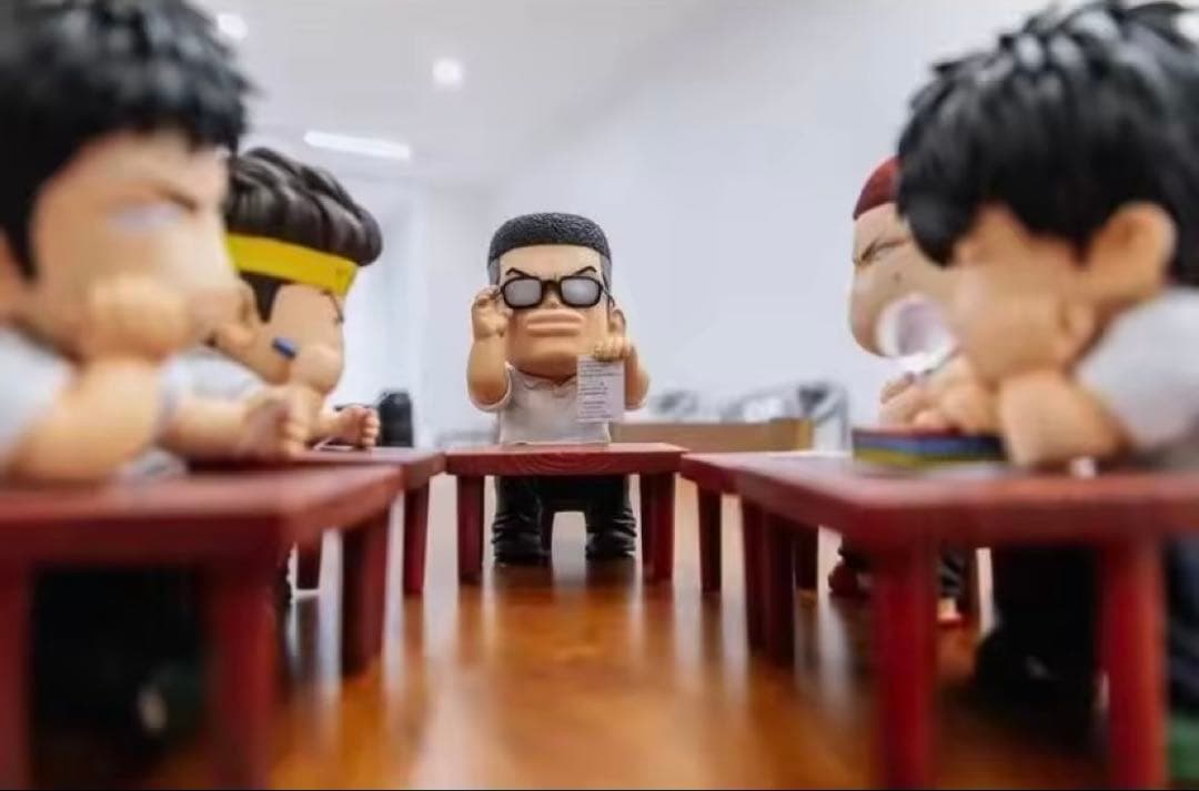 スラムダンク　勉強会　五体　フィギュア　塗装完成品