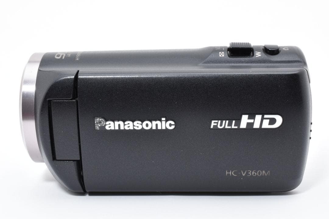 【美品】Panasonic ビデオカメラ HC-V360M ブラック　動作OK