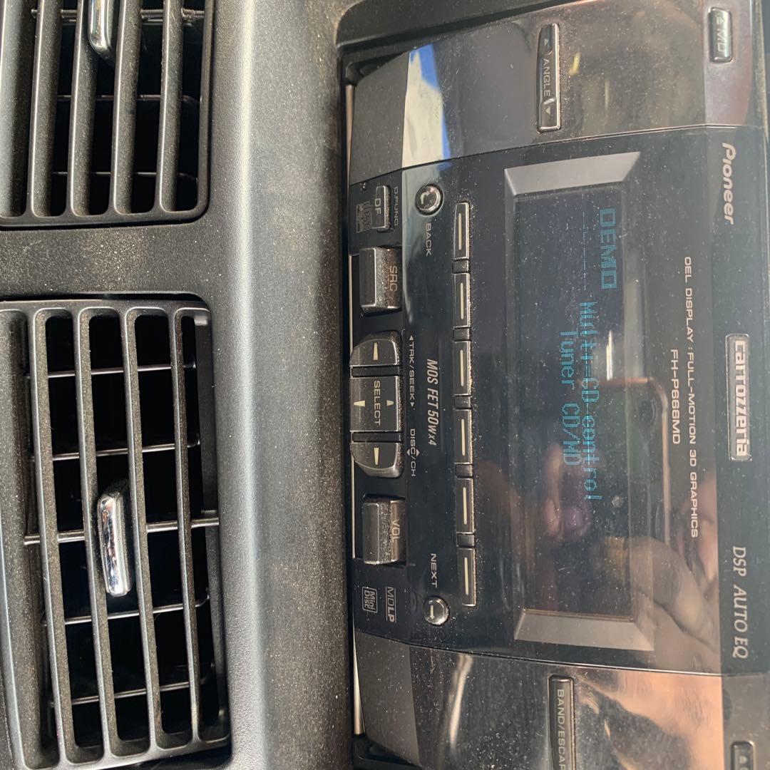 Pioneer DSP AUTO EQ CDMD・カセットデッキFH-666MD