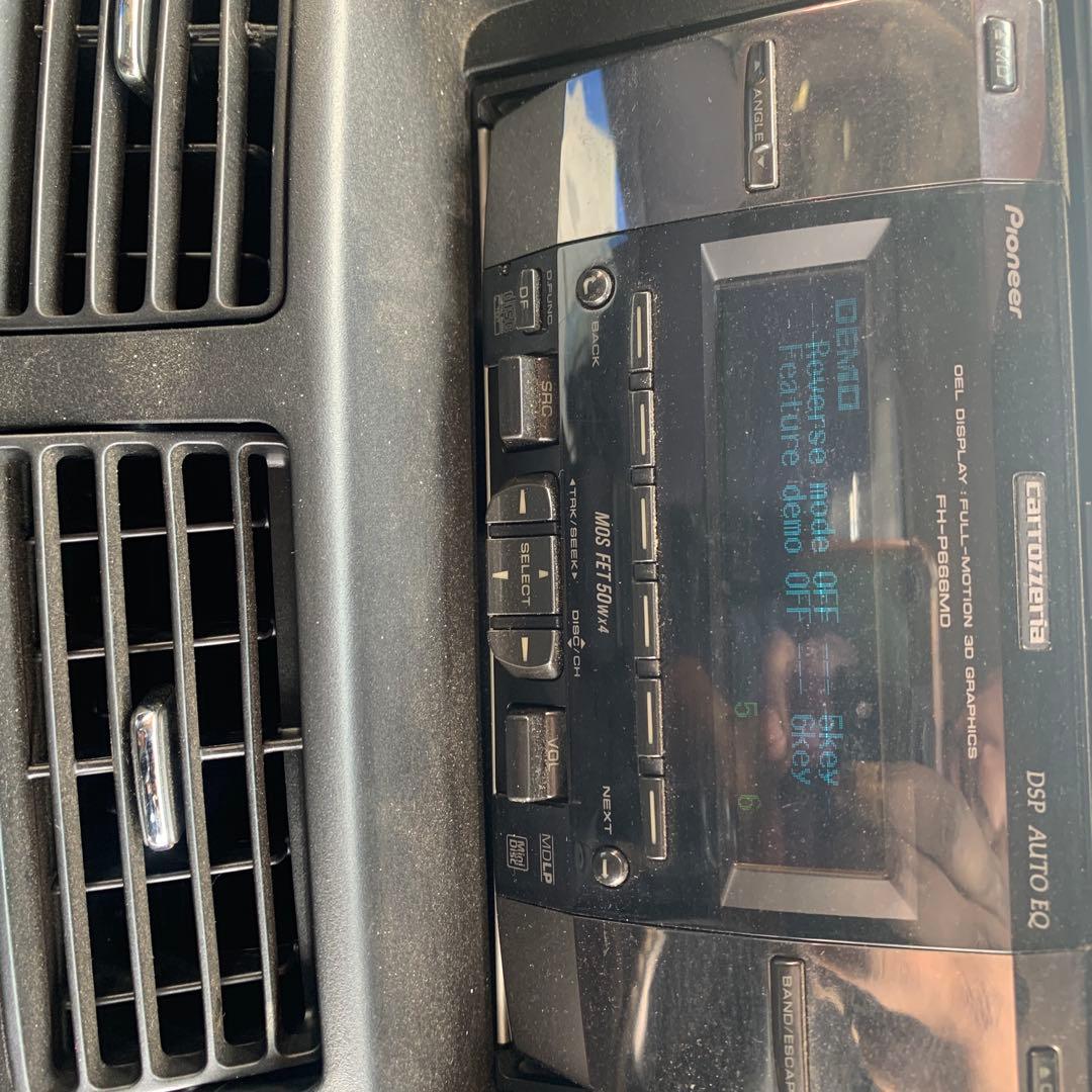 Pioneer DSP AUTO EQ CDMD・カセットデッキFH-666MD