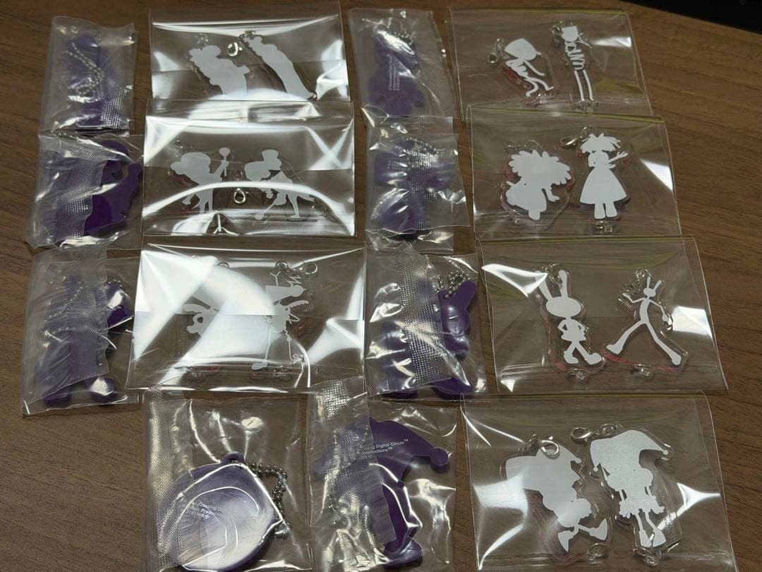 アメデジ　カプセルラバーマスコット　連結アクリルチャーム　コンプリートセット