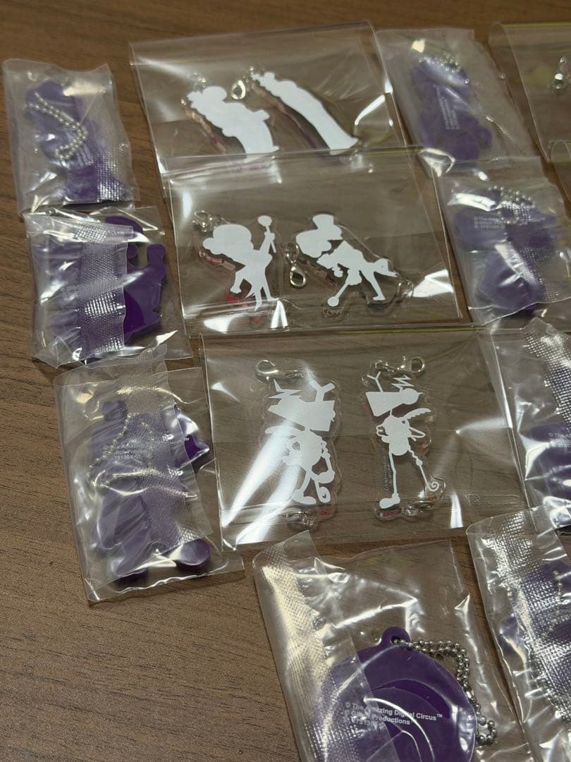 アメデジ　カプセルラバーマスコット　連結アクリルチャーム　コンプリートセット