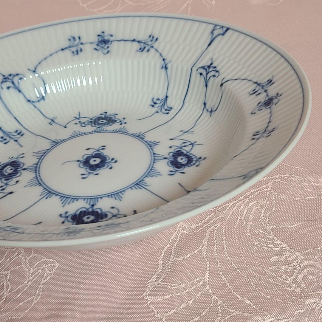 ロイヤルコペンハーゲン　ブルーフルーテッド　プレイン　プレート　え61