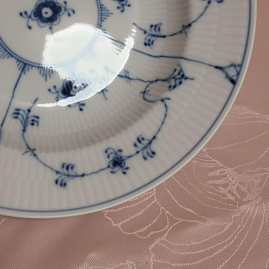 ロイヤルコペンハーゲン　ブルーフルーテッド　プレイン　プレート　え61