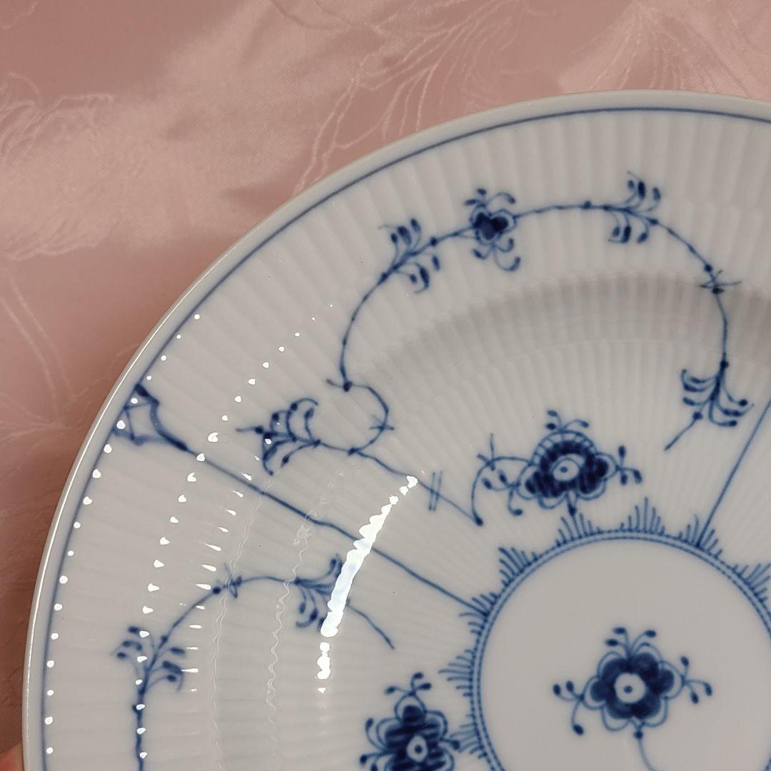 ロイヤルコペンハーゲン　ブルーフルーテッド　プレイン　プレート　え61