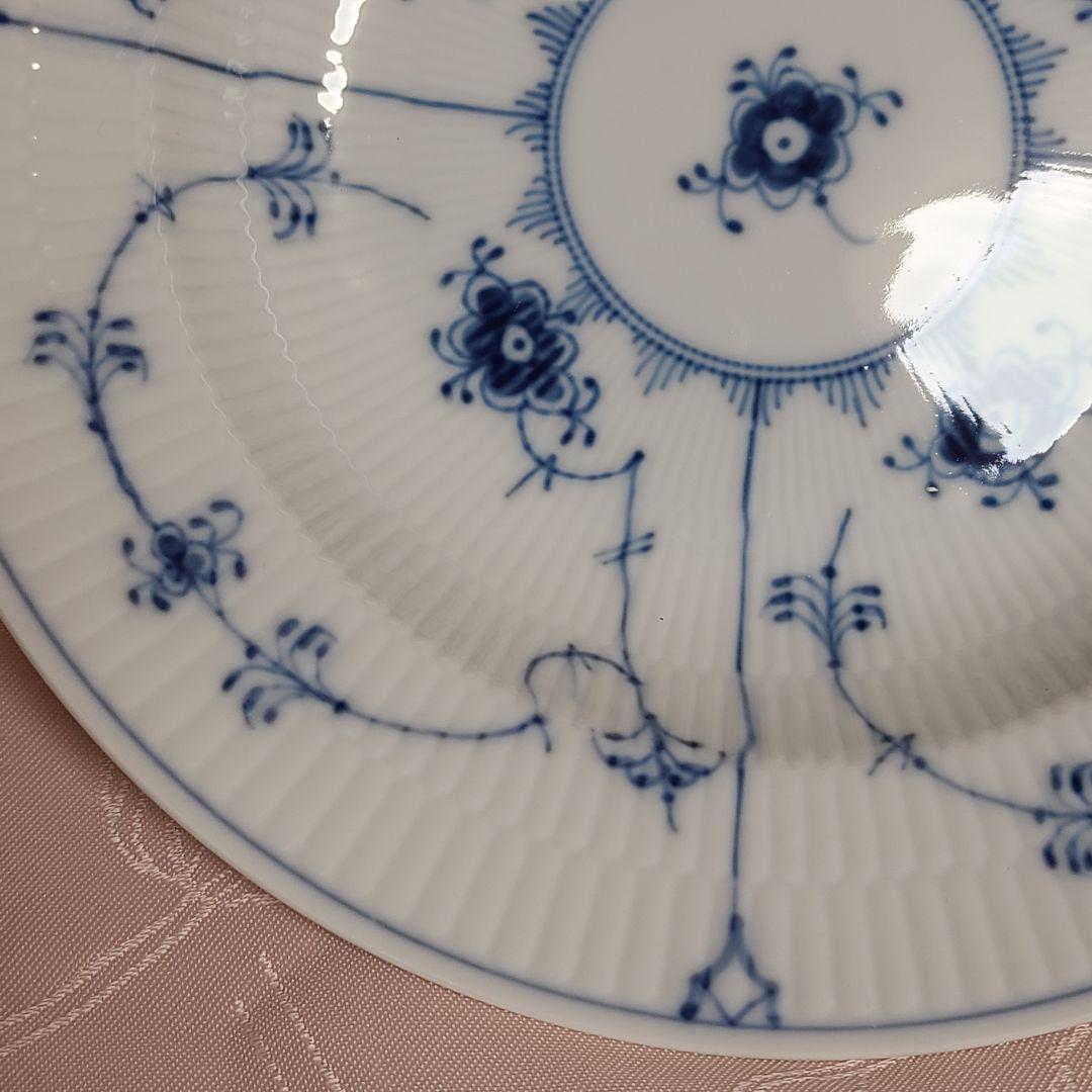 ロイヤルコペンハーゲン　ブルーフルーテッド　プレイン　プレート　え61