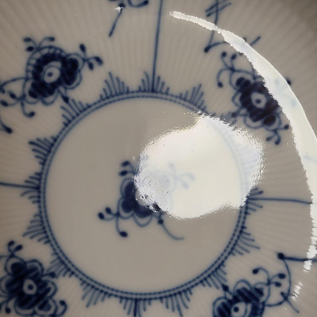 ロイヤルコペンハーゲン　ブルーフルーテッド　プレイン　プレート　え61