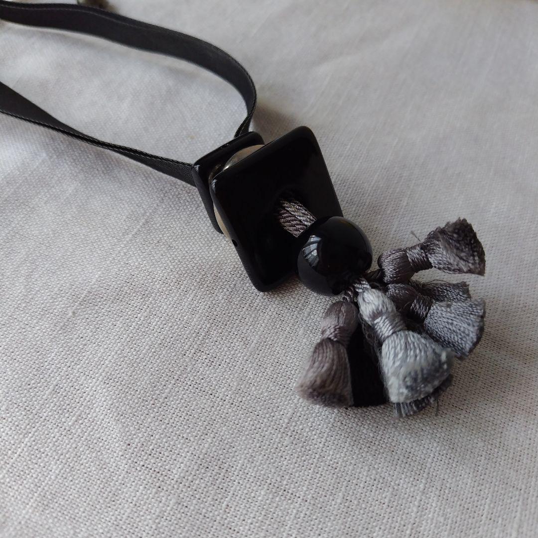 ドログリー ハンドメイド タッセル ネックレス