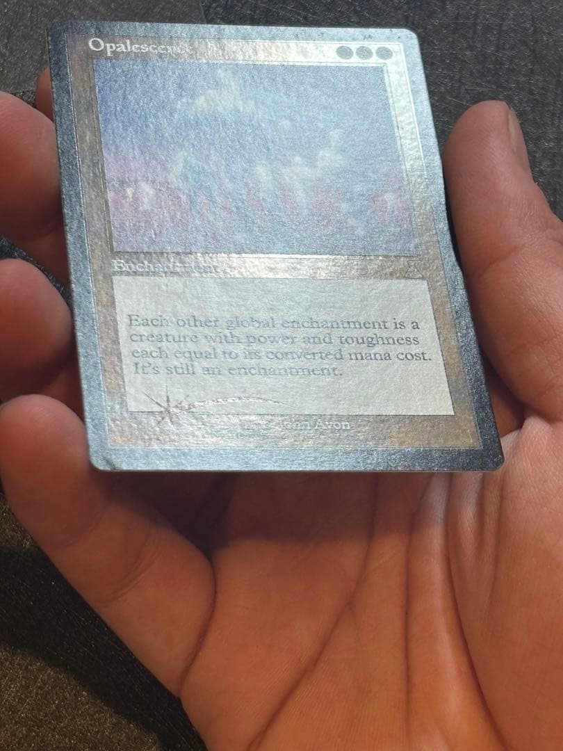 mtg uds オパール色の輝き opalescence英語版　foil再録禁止