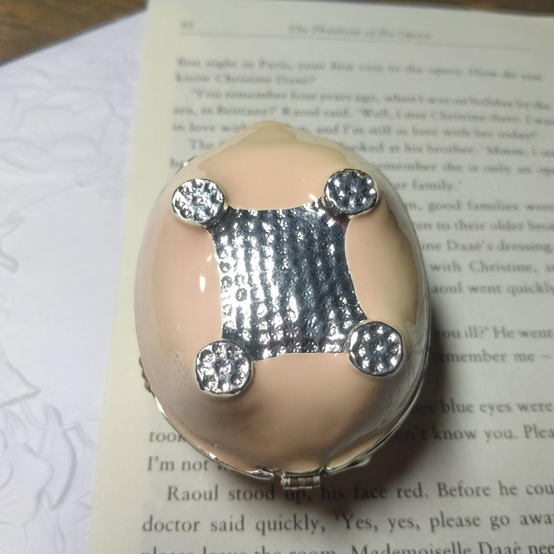 豚型アクセサリーケース クリーム色