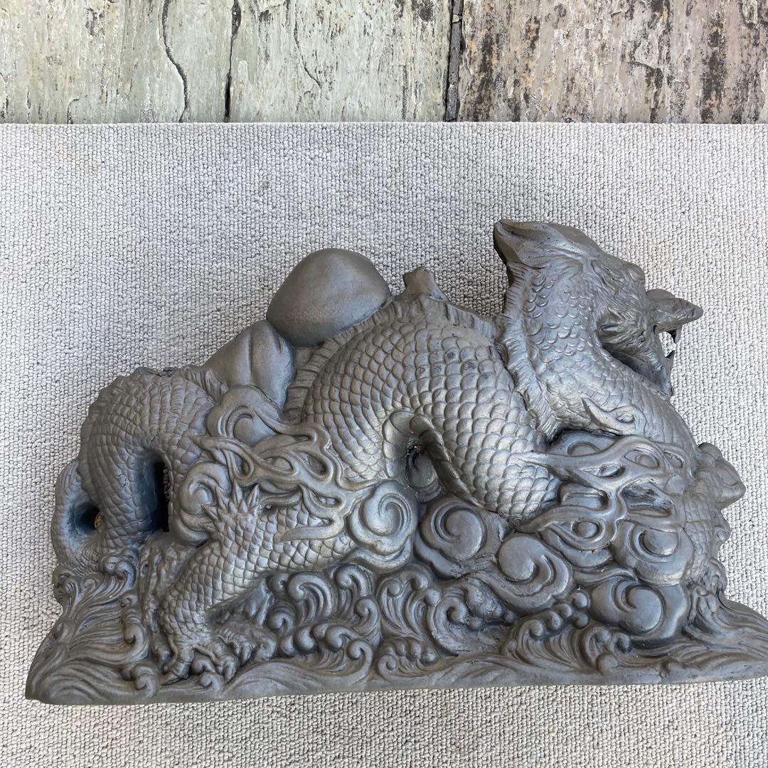 縁起物　大黒天　瓦　置物