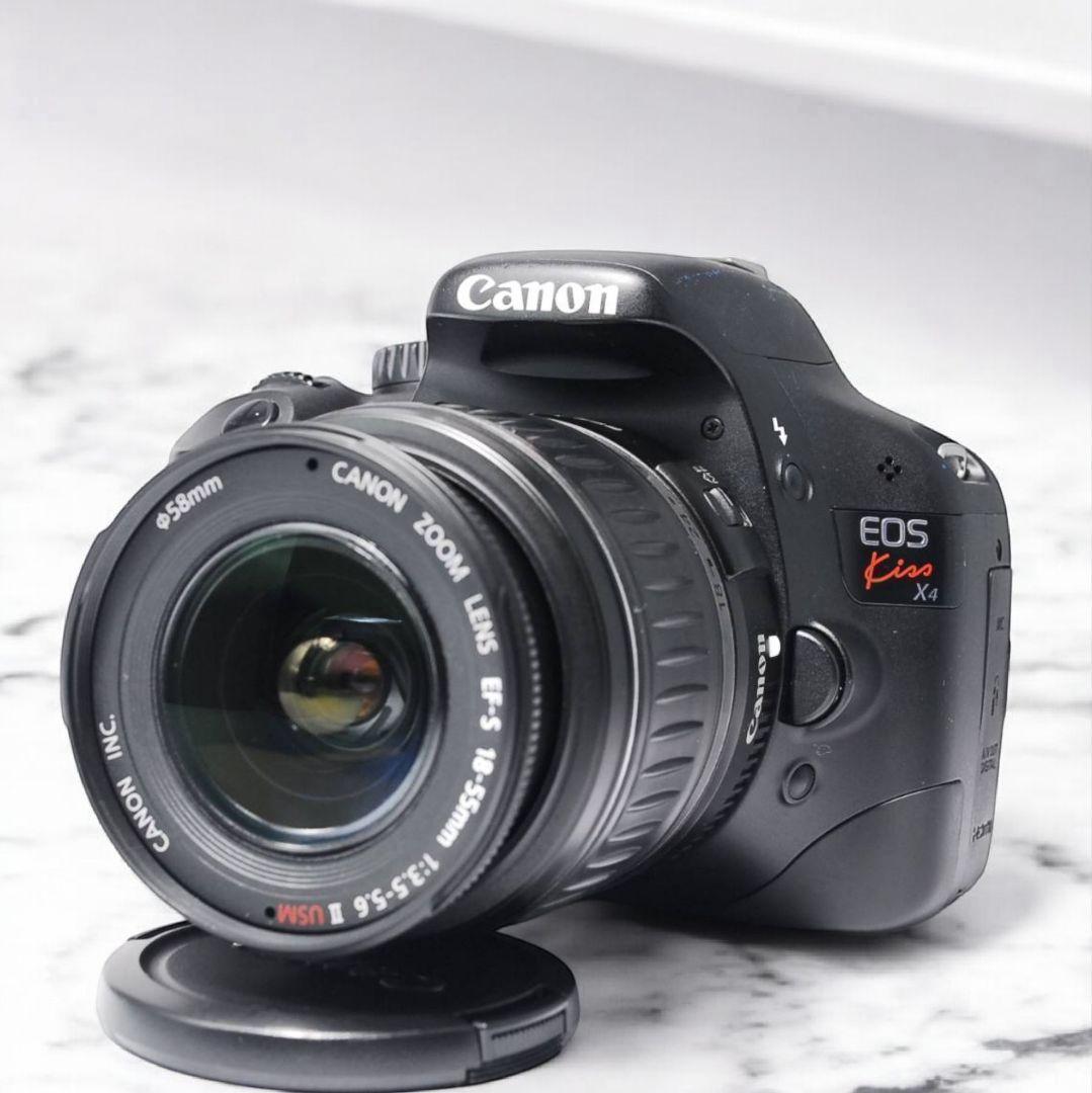 【決算セール】高画質 Canon Kiss X4 初心者安心 簡単操作 入学式