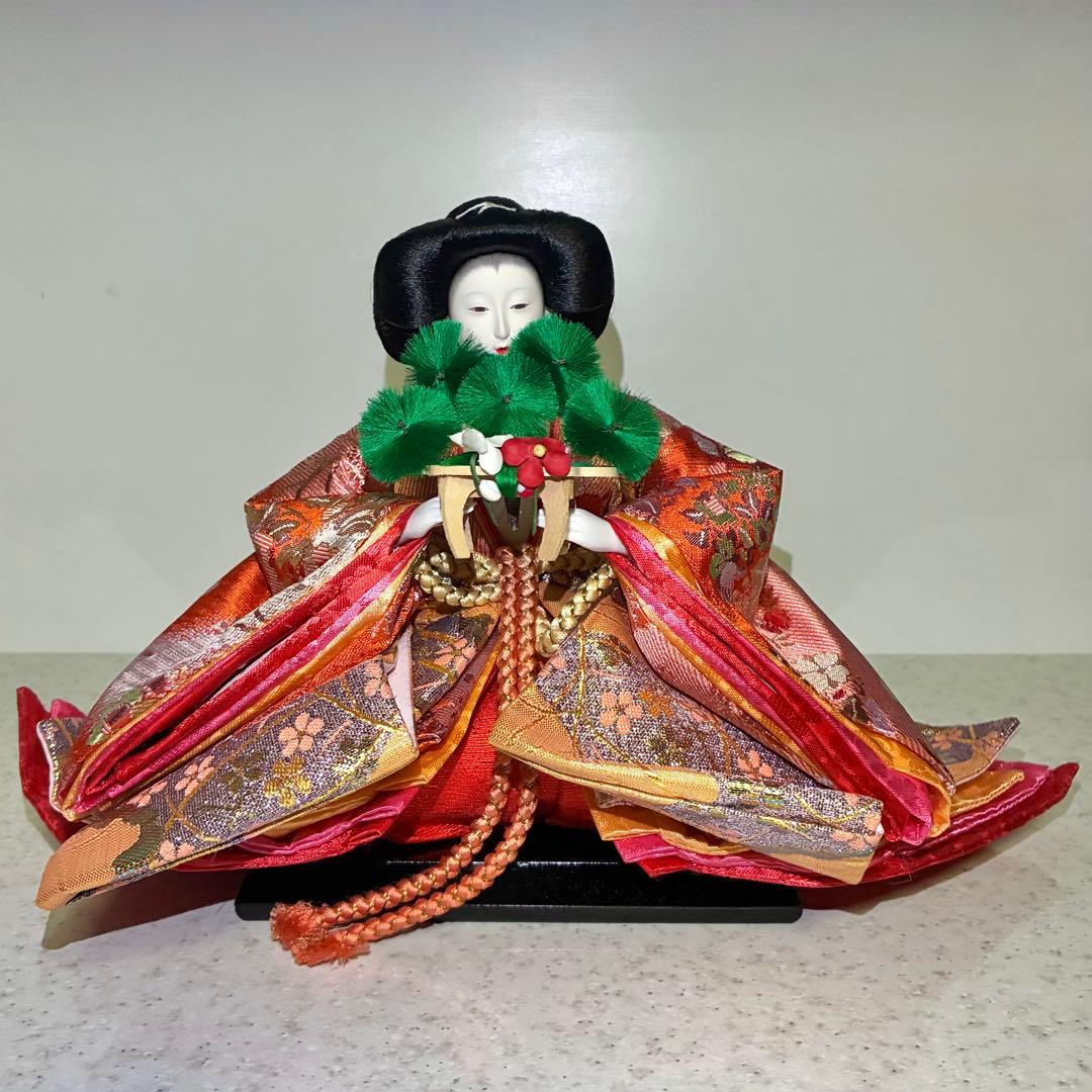 雛人形　親王飾り　三人官女　右大臣　左大臣　人形の祐月　水光齊祐月　ゆめ咲きびな