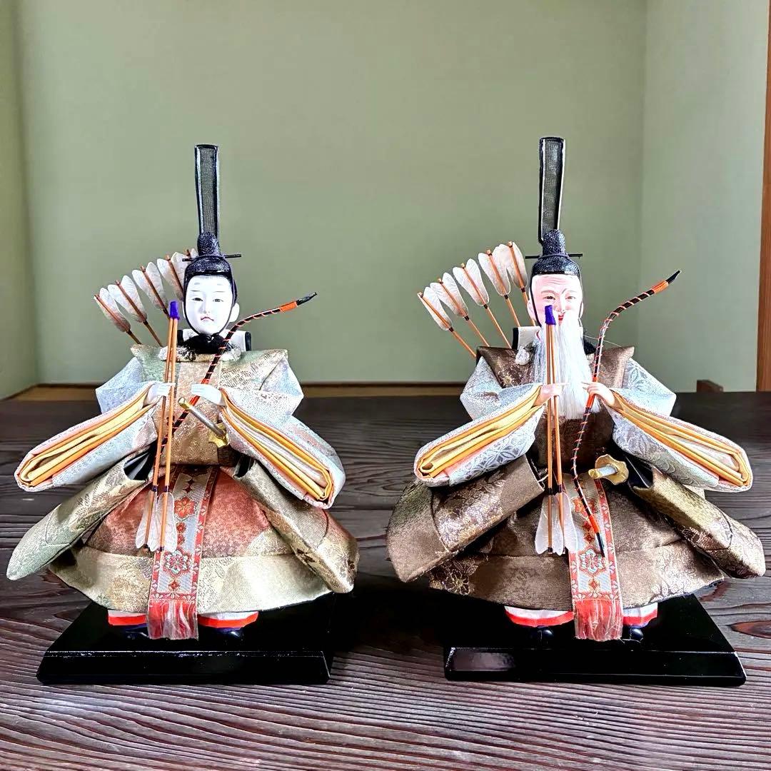 雛人形　親王飾り　三人官女　右大臣　左大臣　人形の祐月　水光齊祐月　ゆめ咲きびな