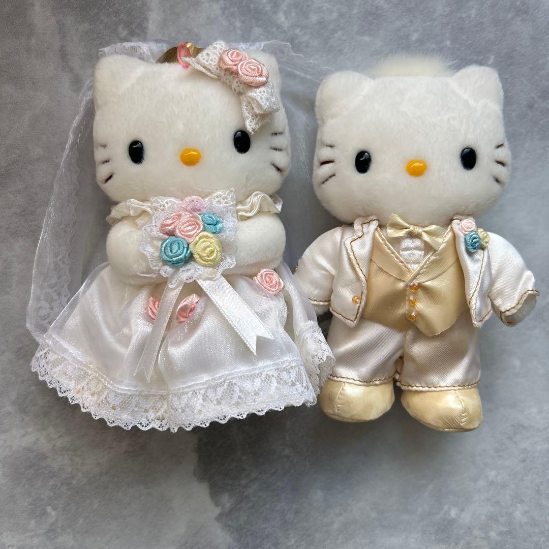 新品未使用　ハローキティ ダニエル　ウェディングドールセット