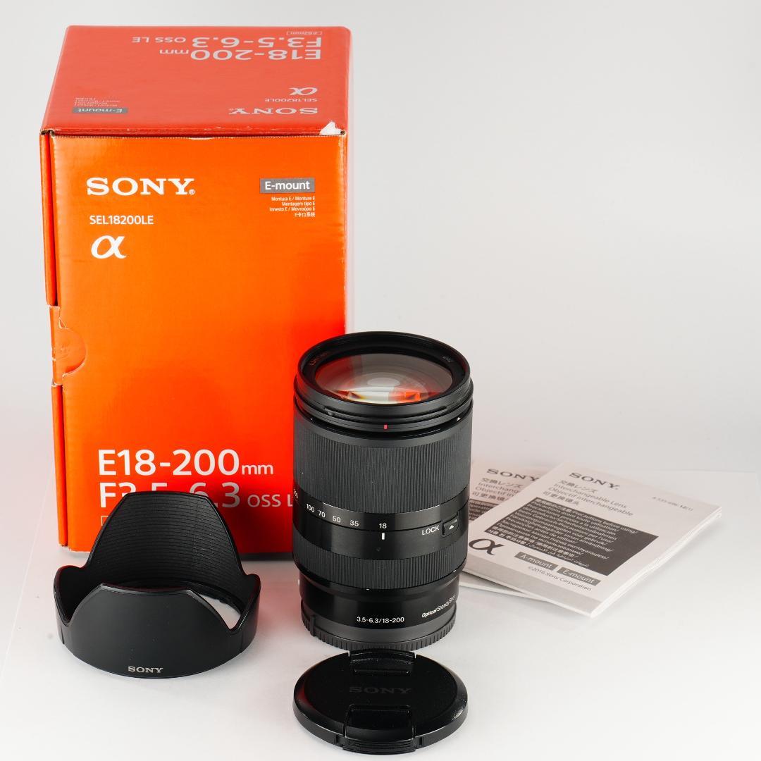 レンズ交換から解放される1本 SONY SEL18200LE 美品 130