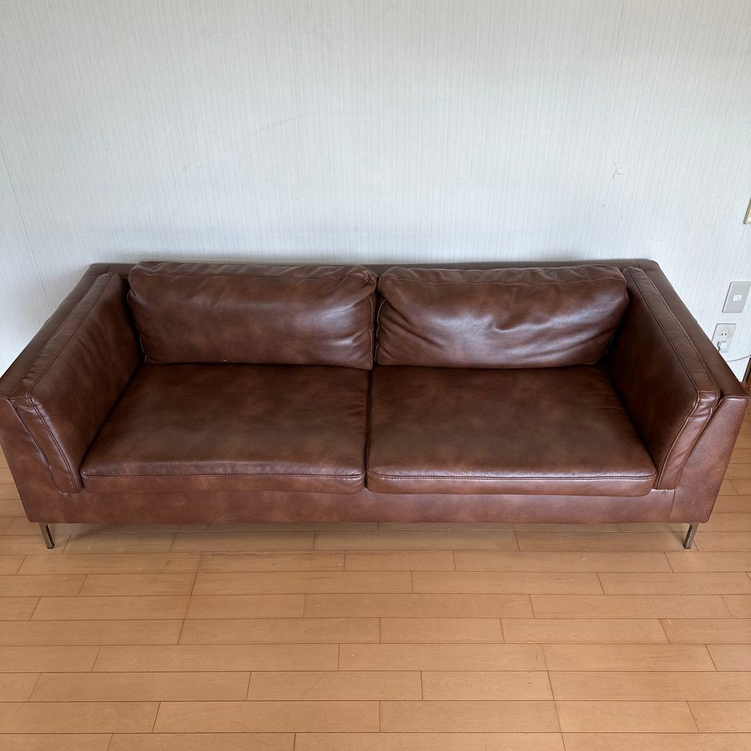三人掛けソファ レザーソファ FORMA