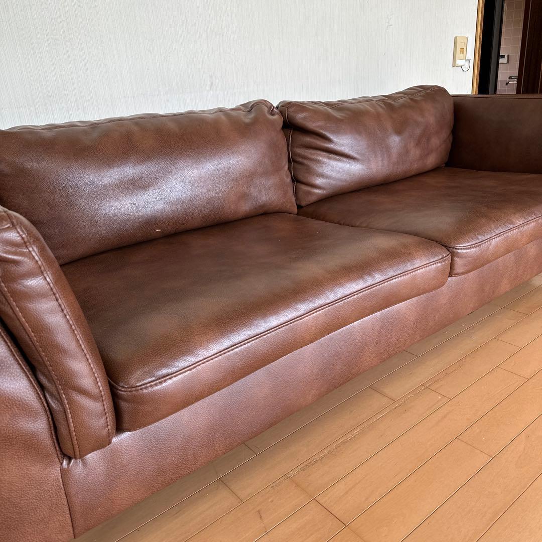 三人掛けソファ レザーソファ FORMA