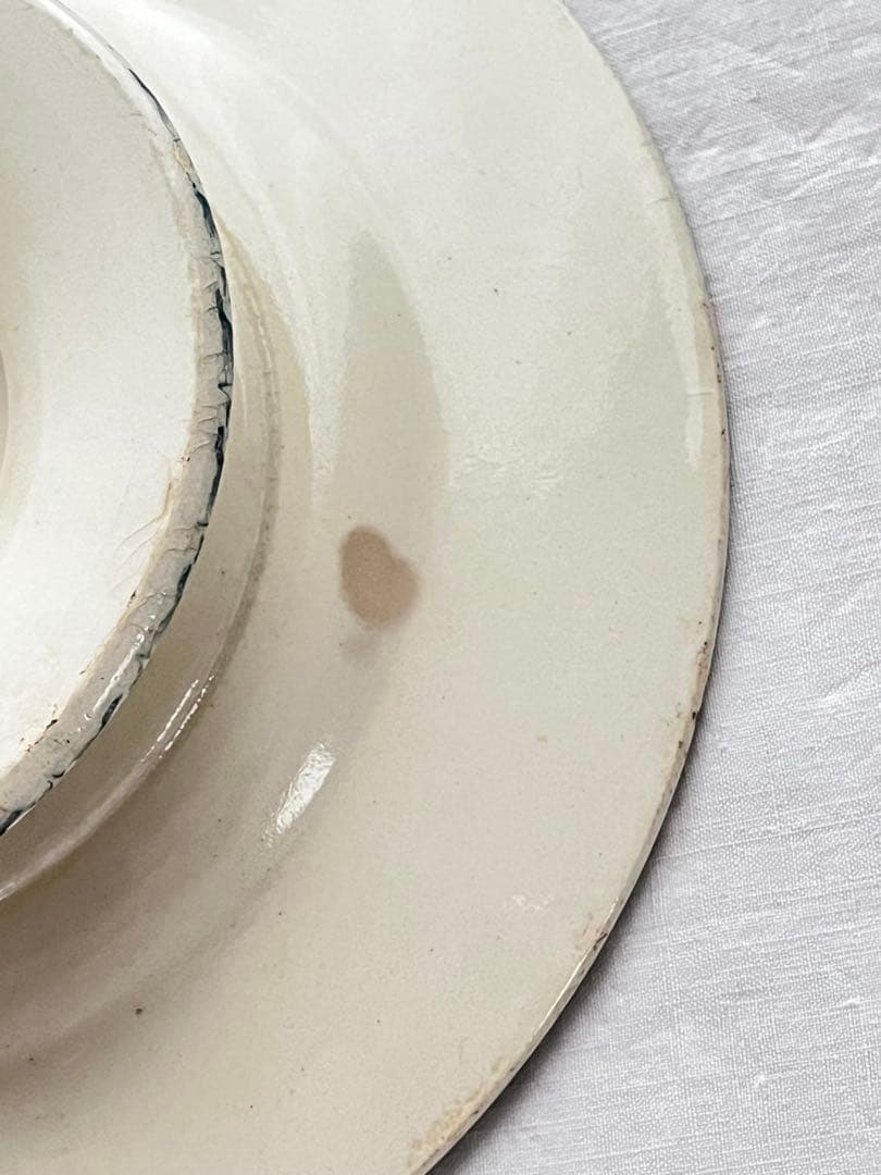 【美品】フランスアンティーク GIEN窯 GLAIEUL コンポート[3870]