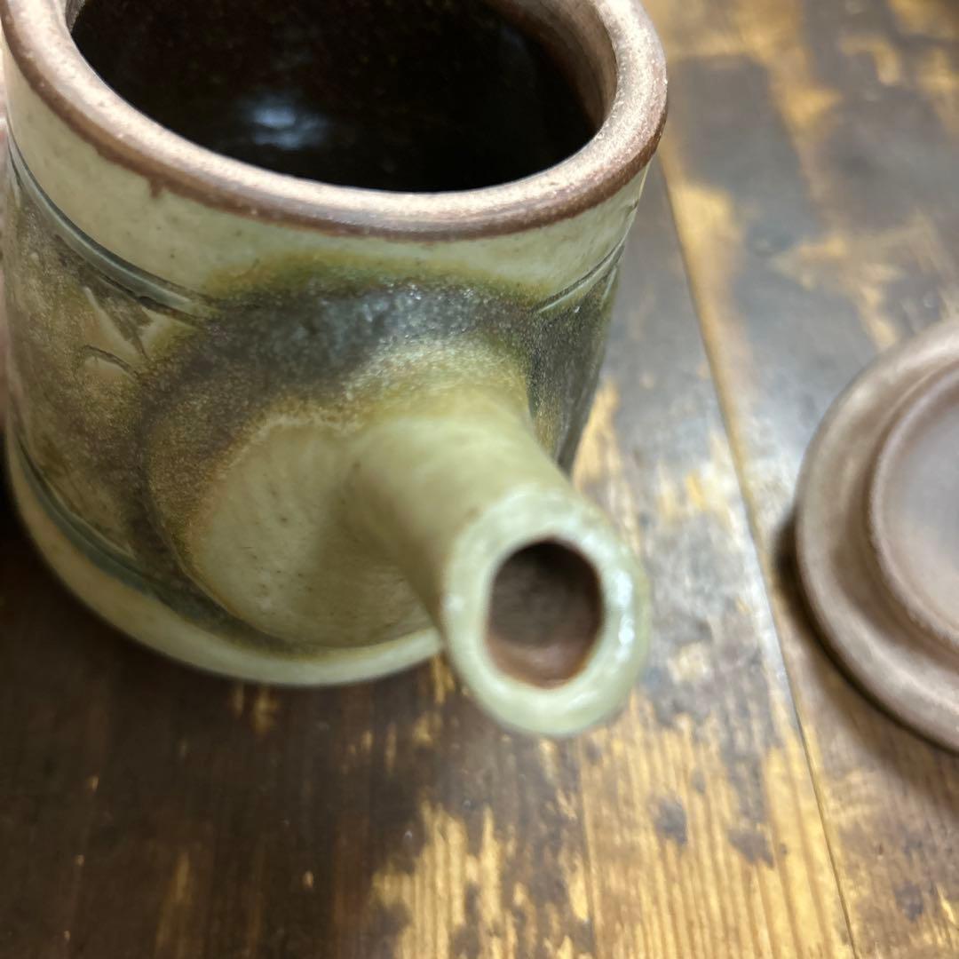 やちむん　高江洲康次　ポット　読谷 壺屋焼窯元 陶房 高江洲 急須