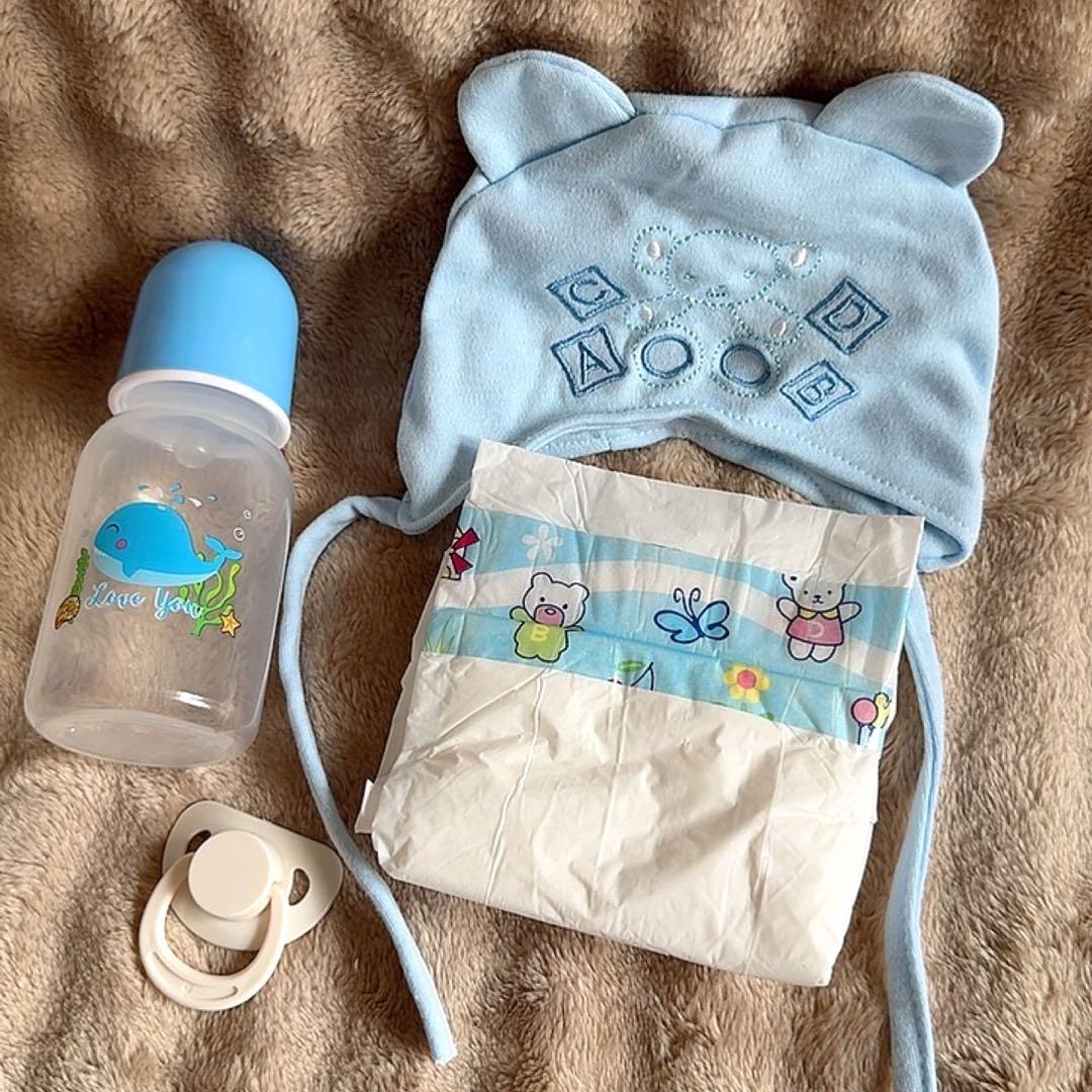 ★新品★リボーンドール クロスボディーぽわぽわ癒し系ベビーちゃん 45cm