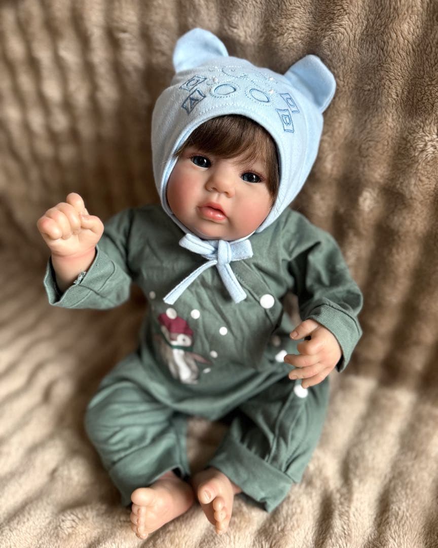 ★新品★リボーンドール クロスボディーぽわぽわ癒し系ベビーちゃん 45cm